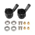 thumbnail image 1 of Coupe de Direction de RC, Haute Résistance RC 1/16 Voiture Direction Tasse 2pcs pour 1/16 RC Voiture Noir, 1 of 8