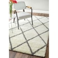 thumbnail image 3 of Nuloom Tapis Shag en Diamant de 4' x 6' en Gris, 3 of 5