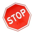 thumbnail image 3 of SHOWERORO 1Pack Stop Traffic Sign Red Aluminium Plate Vintage Safety Warning Indoor Use, 3 of 8