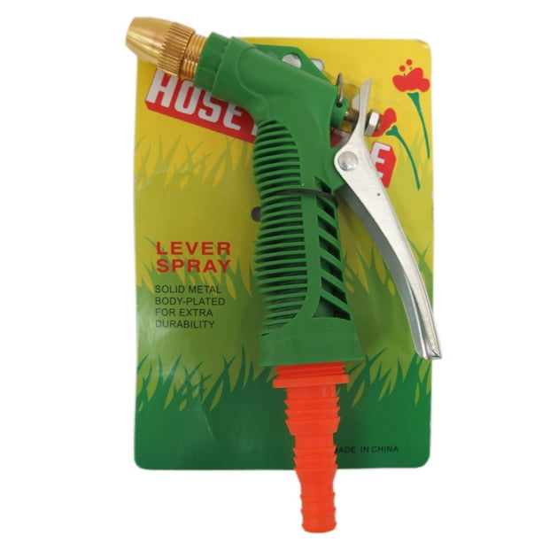 Garden Hose Nozzle Hand Sprayer Pistol Grip Front Trigger For Car Wash