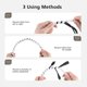 thumbnail image 5 of 6mm Universal Flexible Spiral Wrap,Cable Storage Kit 1 Pack Spiral Cable Wrap Tube to Protect TV/PC/USB/TV/AUX Antenna Cable (15m),White(6mm,15m, 5 of 5