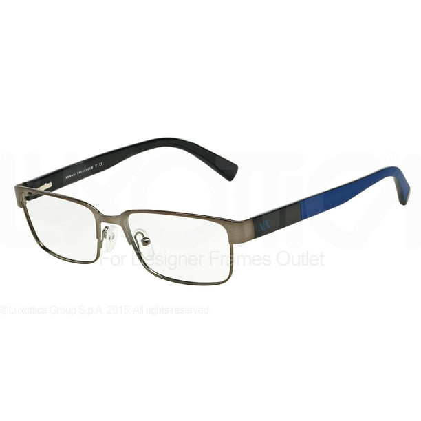 ARMANI EXCHANGE Eyeglasses AX 1017 6084 Matte Gunmetal 54MM 