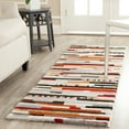 thumbnail image 3 of Safavieh Porcello Mosaics Striped Area Rug or Runner, 3 of 5