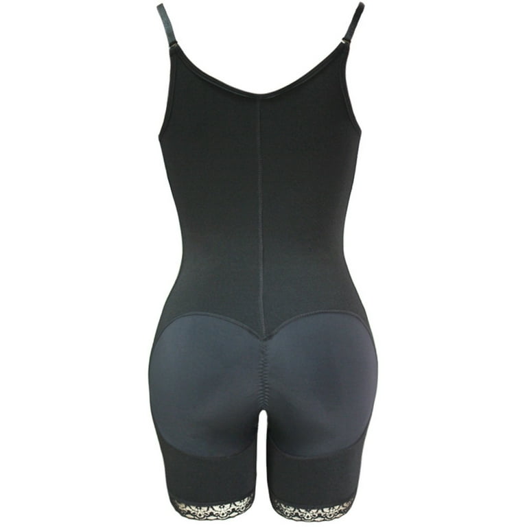 Body Suit Ultra-Flat Undetectable Seams Zip Front Closure Back Pain Compress  Abs Correct Your Posture Firm Compression Vest 