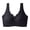 Black, variant on No Underwire Push Up Bra wirefree pull on bra with full coverage support