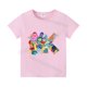 thumbnail image 3 of Camiseta con letras "Inside Out" para niños, playera con combinación de nombre, ropa informal Kawaii de dibujos animados, Tops Harajuku para niños y niñas, 2 letras A B C, 3 of 5