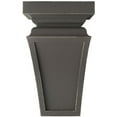 thumbnail image 3 of Ekena Millwork 3 1/2"W x 3 3/4"D x 6"H Mini Nevio Wood Vintage Decor Corbel, Reclaimed Grey, 3 of 6