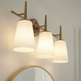 Sea Gull Lighting Driscoll Three Light Wall/Bath Bar Satin Brass