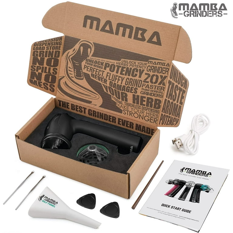 Mamba V2-50 Electric Herb Grinder™ – Mamba Grinders™