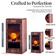 thumbnail image 2 of JAGLASH Deer Funeral Urn for Ashes for Women - Keepsake Burial Urns for Human Ashes Adult Man & Women - Miniature Brown Cremation Urn - Memorial Moon Urns for Adult Male - 6 Inch, 2 of 7