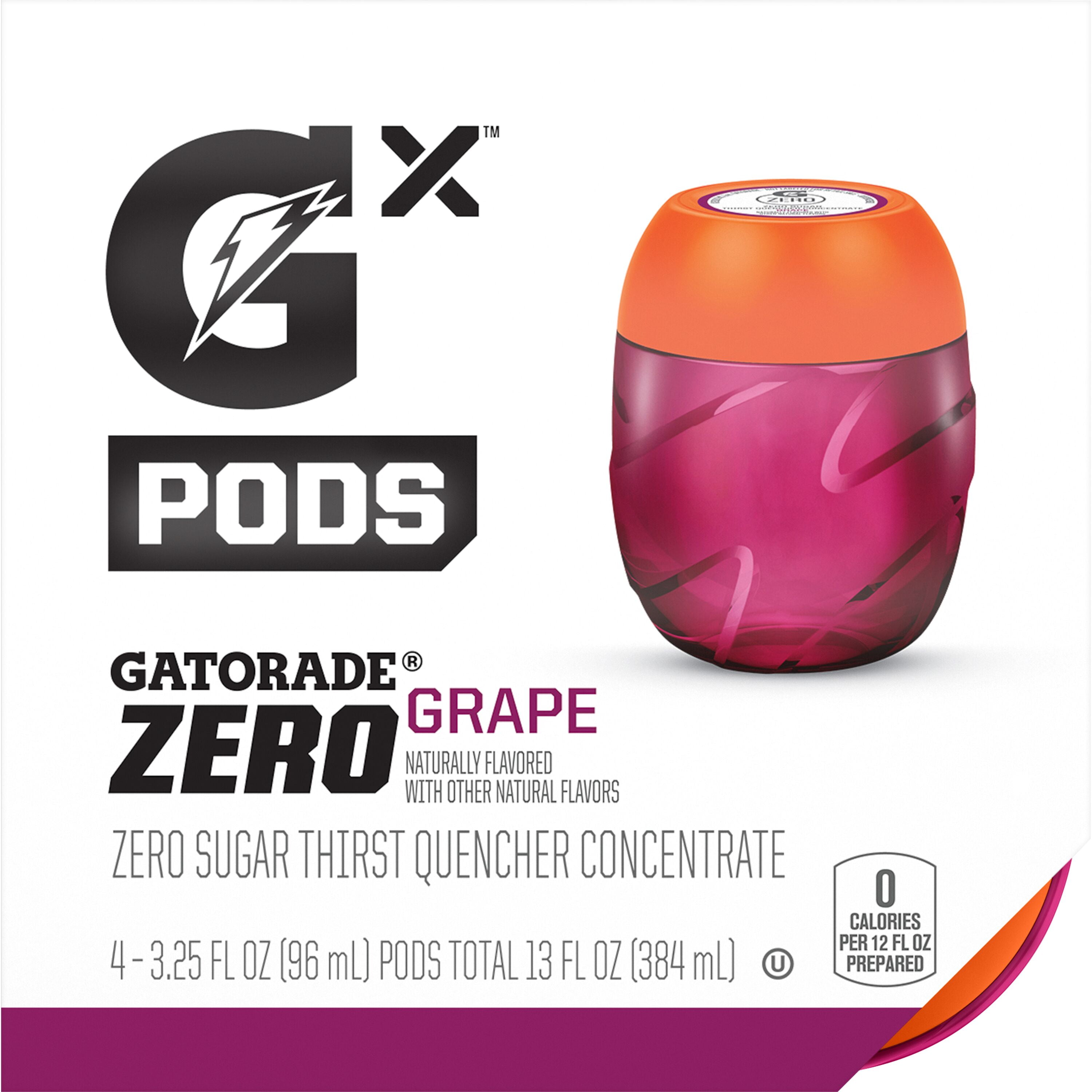 Gatorade Gx Hydration System: Non-Slip Gx Squeeze Bottles & Sports Drink  Flavor Mix Pods
