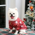 thumbnail image 6 of Windfall Pet Sweatshirt with Christmas Cartoon Pattern, Warm Comfortable Polyester Pet Dog Xmas Costume Puppy Christmas Coat, 6 of 8