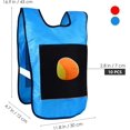 thumbnail image 2 of Juego de chalecos de juego de etiqueta Dodgeball de 12 Uds., juego de lanzamiento de objetivo, juego de pelota pegajosa al aire libre para niños pequeños, Color aleatorio, 2 of 5