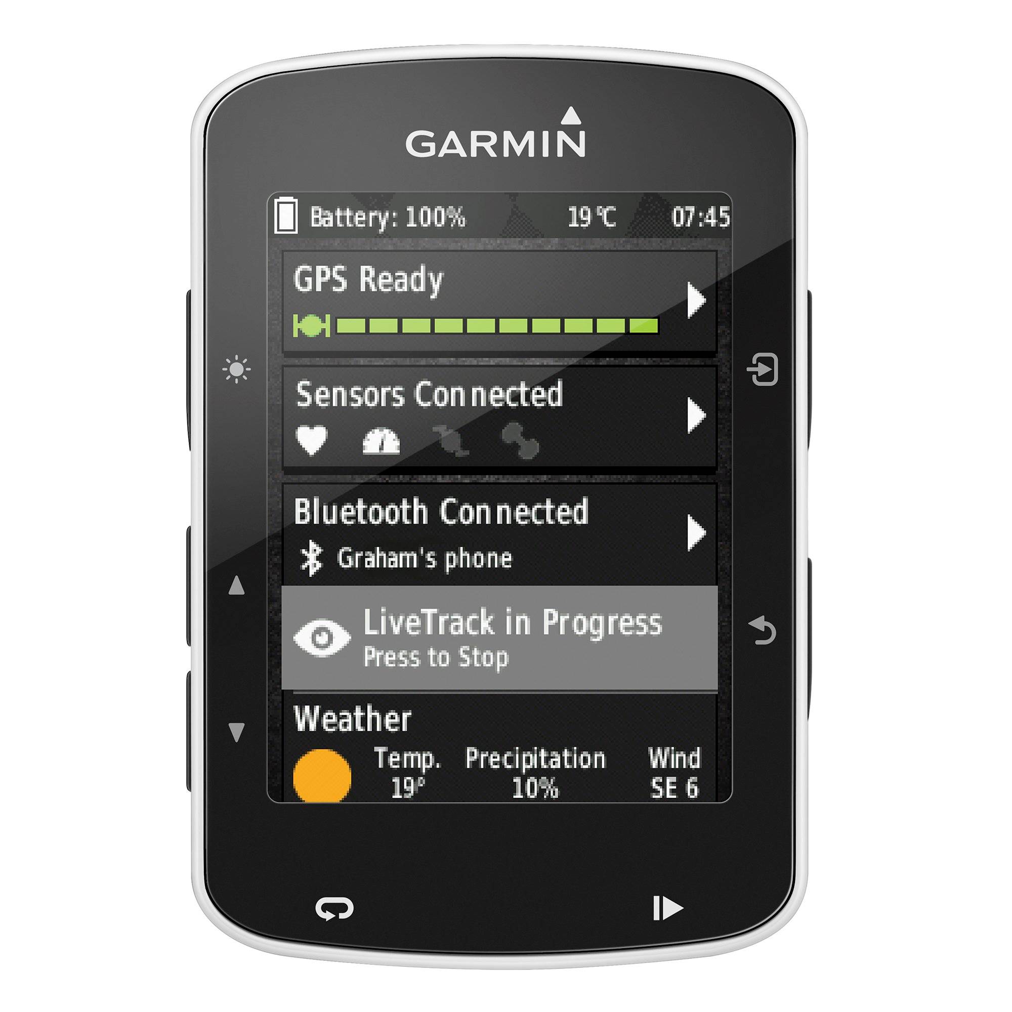 Garmin Edge 520 ANT+ & Strava Connected Bike Mount Cycling GPS Training Computer - image 2 of 8