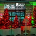 thumbnail image 3 of Luces navideñas de color rojo brillante, 24 m, 240 LED, impermeables, 8 modos, 3 of 6