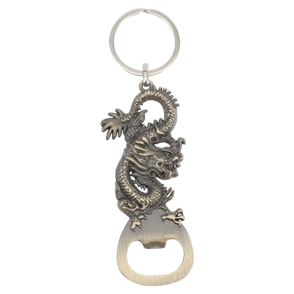 Bottle Opener Keychain Dragon Shape Interesting Keyring Dragon Lover Gift