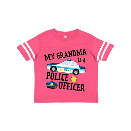 

Inktastic My Grandma is a Police Officer Gift Toddler Boy or Toddler Girl T-Shirt
