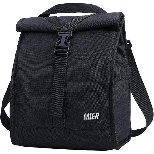 Insulated Lunch Bag Roll Top Lunch Box for Women Men Adults Teens