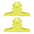 thumbnail image 1 of Uxcell 2Pcs Clips de Carpeta Extra Grande, 3.9" Clips de Metal para Papel, Manualidades, Pinturas, Fotos, Snacks, Alimentos, Beige, 1 of 7