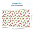 thumbnail image 2 of Naloa Watermelon And Kiwi Gaming Mouse Pad Large Mouse Mat Long Extended Desk Pad Non-Slip Rubber Mice Pads Stitched Edges Thin Pad (16x29.5 Inch), 2 of 8