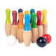 thumbnail image 2 of Outdoor Wood Kids Bowling Toy Outdoor Toys 10 Wooden Pins Early Learning Wood Bowling Game for Boys Girls Indoor Garden Birthday Gift Lawn perfke Juego de bolos para niños pequeños, 2 of 9
