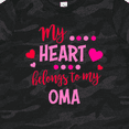thumbnail image 4 of Inktastic My Heart Belongs to My Oma Boys or Girls Toddler T-Shirt, 4 of 5