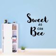 thumbnail image 1 of Babies Sweet as can Bee Cute Cartoon Wall Decal Decoration Sweet Honey Bee Nectar Vinyl Wall Decal Art Lasts Years and Easily Removable - Size: 18 In(W) x 20 In(H), 1 of 5