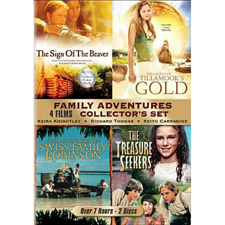 Family Animal Adventures Collector's Set: The Adventures Of Swiss Family Robinson / The Sign Of The Beaver / The Treasure Seekers / The Legend Of Tillamook's