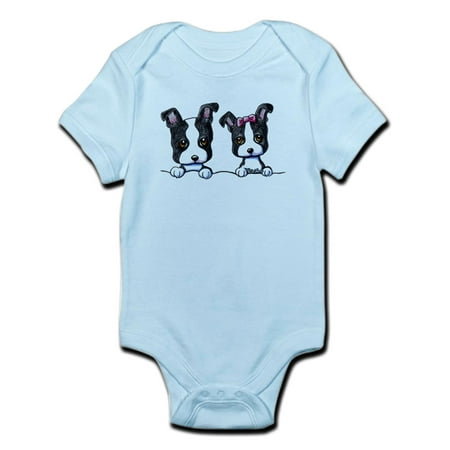 

CafePress - Kiniart Boston Terrier Infant Bodysuit - Baby Light Bodysuit