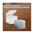 thumbnail image 4 of 1 Inch Magnesium Cube Metal, High Density elements Cube Pure Metal, for elements Collections Lab Ex, 4 of 5