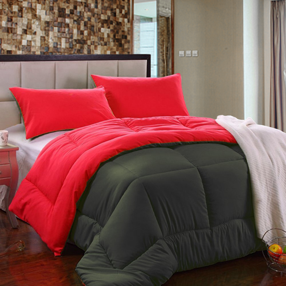 King Size Comforter(90 x 108 inches),All Season Microfiber Brushed