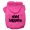 Bright Pink, variant on Pet Dog Cat Hoodie Screen Printed, "Shed Happens"
