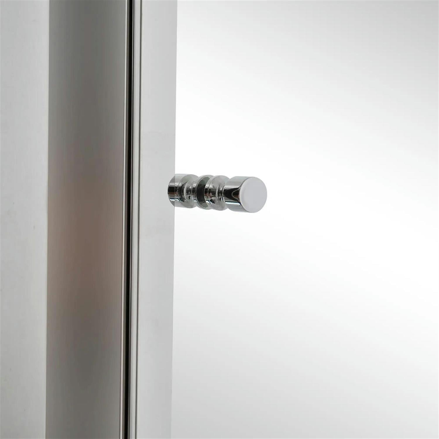 Demi Bonn Wall-Mounted Medicine Cabinet, 16"x24" Stainless Steel Frame, Single Door for Bathroom Storage Organizer, Silver