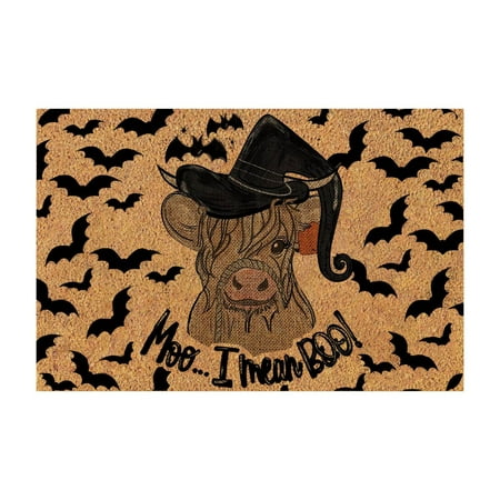 

BNisBM Velvet Carpet Cow Bull Flower Carpet Door Door Anti Entrance Door Entrance Absorbent Bathroom Velvet Overlay Thick Absorbent Carpet Breakthrough