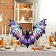 thumbnail image 5 of Clearance Hangs under $5,Halloween Bat Stained Glass Suncatcher Window Hanging Acrylic Wall Art Suncatcher Decoration Festival Colorful Bat Home House Venue Arrangement Props 1pc, 5 of 5