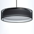thumbnail image 5 of 10224BOSN Maxim Lighting Prime-19.5W 3 LED Pendant-16 Inches wide by 6.5 inches high-Satin Nickel Finish-Black  Shade Color, 5 of 5