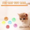 thumbnail image 3 of Mascota interactiva para gatos que juega con campanas huecas, juguetes para entrenar, pelota con sonajero para rascar Ndcxsfigh Libre de BPA, 3 of 7