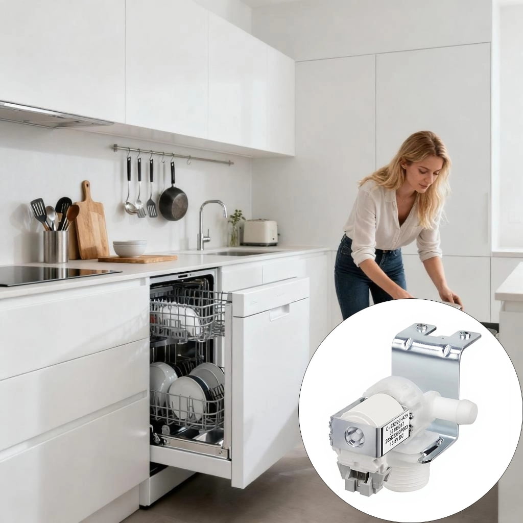Multiple Model Dishwasher Water Gate Replacement Part Accommodates Various DW80 Series Entities Bother Complimentary Maintenance Answer