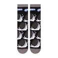 thumbnail image 2 of Cool Socks – Oreo Twists Crew Socks – Size Large for Men & Women – Cookie-Cream Graphic – Comfy, 2 of 4
