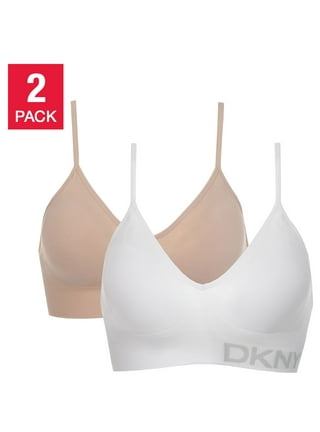 New DKNY Ladies' 2 Pack Seamless Bralette Wire Free Bra Soft