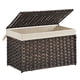 thumbnail image 1 of Cesta de Almacenamiento, Cesta de Lavandería de 65 L con Tapa, Bolsas de Tela Extraíbles y Asas, Plegable, para Lavadería, Dormitorio, Mantas, Ropa, Sala de Estar, Marrón, 1 of 9