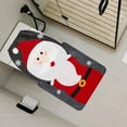 thumbnail image 4 of Tainini Clearance Sale ! Christmas Theme Bathroom Decoration Set ,Toilet Seat Cover, Rugs,for Xmas Indoor Party Décor, (Santa), 4 of 7