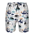 thumbnail image 3 of Fotbe Cartoon Helicopters Trajes de Baño Estampados para Hombre, Shorts de Verano de Secado Rápido, Ropa de Playa, Bañadores-X-Large, 3 of 6