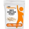 BulkSupplements White Kidney Bean Extract Powder - 1.5g per Serving - 250 Grams (8.8 oz) - 167 Servings