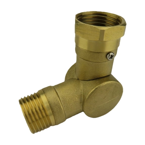 Brass Swivel Garden Hose Connector Light Weight 180 360 Degree Hose Adapter For Gardening Applications Enduring