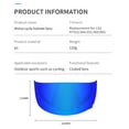 thumbnail image 2 of Helmet Visor Replacement for LS2 FF352/384/351/369/802 Full Face Helmet Motorcycle Wind Helmet Lens, 2 of 7