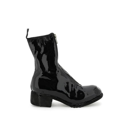 

Guidi Front Zip Patent Leather Ankle Boots Women