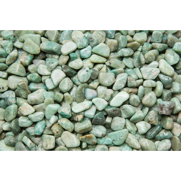 Fantasia Crystal Vault 1 Lb Amazonite Tumbled Stones Xsmall 0 5 To 1 Average Raw Natural High Quality Crystals Amp Rocks Walmart Com Walmart Com