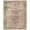 Brown, variant on Metro Parlor 6ft Round Washable Area Rug Beige Vintage Neutral Distressed Non Slip Carpet Low Pile Indoor Mat Retro Throw Rug for Living Room Bedroom