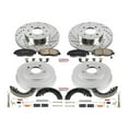 thumbnail image 3 of PowerStop Front and Rear Z23 Evolution Sport Brake Pad Rotor Drum and Shoe Kit Fits: HONDA Select Models K15086DK, 3 of 10
